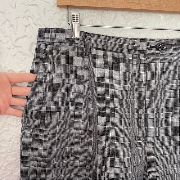 Vintage Pendleton Women’s Wool Plaid Trousers Gray Size 16 - Picture 6 of 10